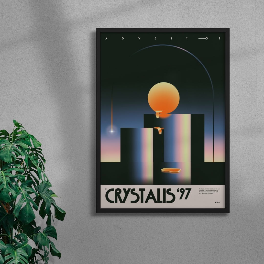 Crystalis C/1995 O1 contemporary wall art print by Sandro Rybak - sold by DROOL