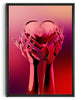 Cargar imagen en el visor de la galería, Chrome Heart contemporary wall art print by Paulina Almira - sold by DROOL