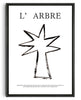 Cargar imagen en el visor de la galería, L&#39;ARBRE contemporary canvas art print by mareykrap - sold by DROOL