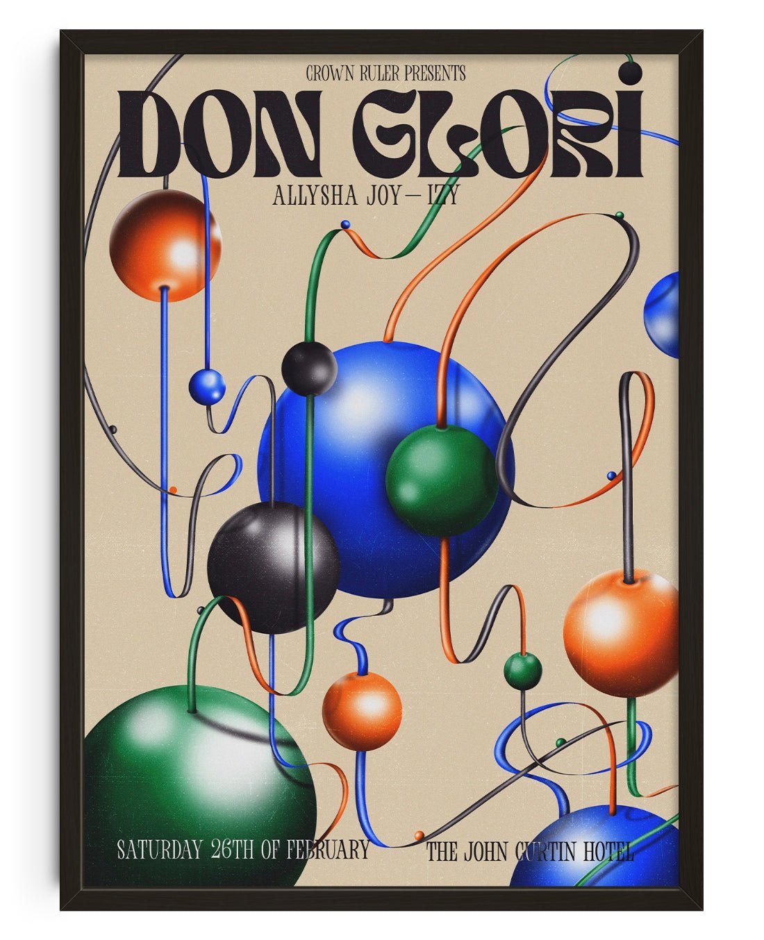 Don Glori at The Curtin contemporary wall art print by Rowena Lloyd - sold by DROOL