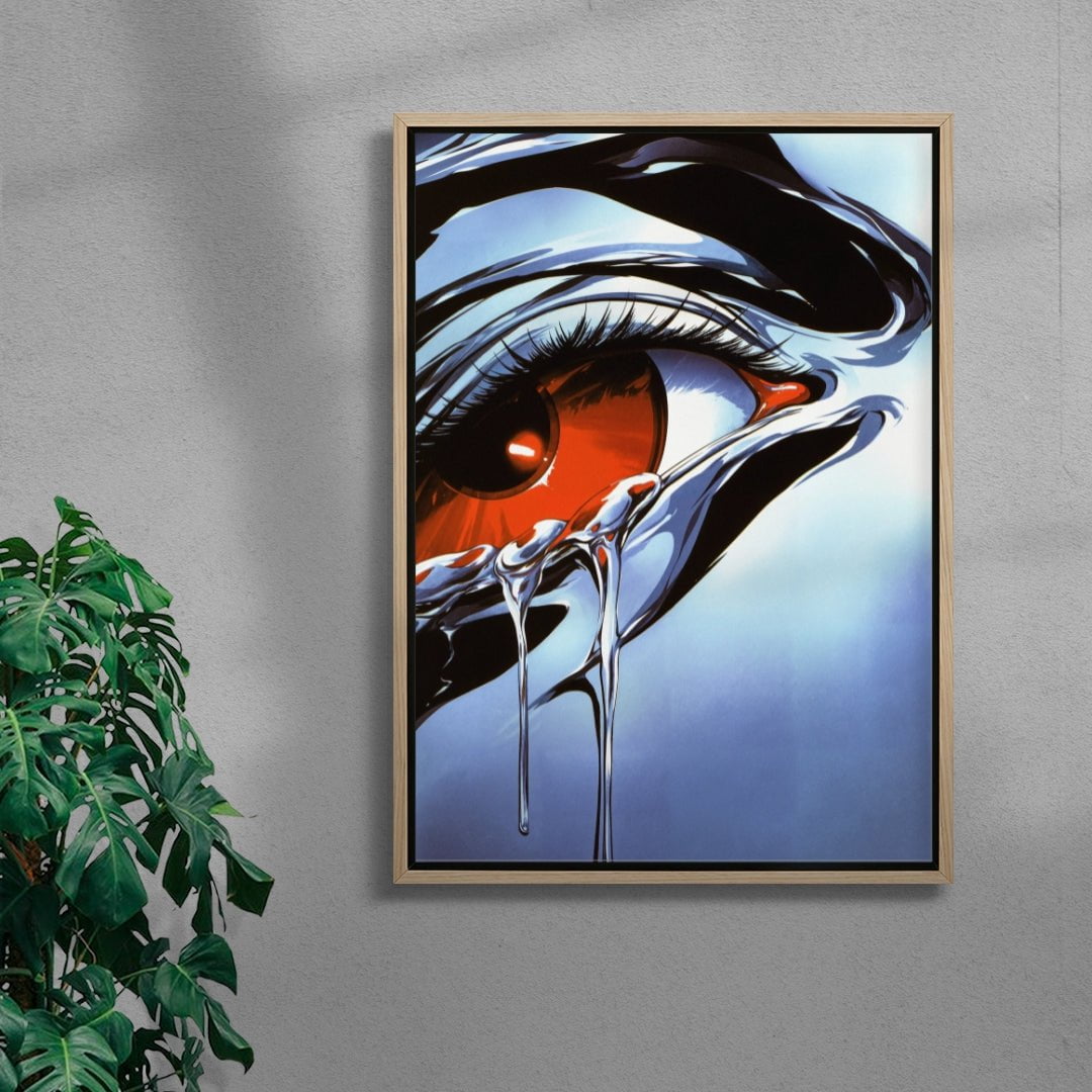 UNMADE GRIEF contemporary wall art print by dolorsilentium - sold by DROOL