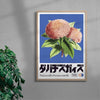 Ixora Waterfall contemporary wall art print by George Kempster - sold by DROOL
