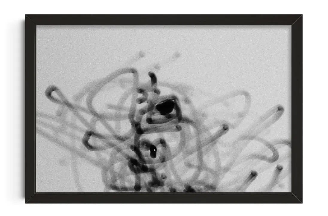 Squiggles contemporary wall art print by Omar Belattar - sold by DROOL