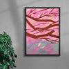 Fukuoka, Cherry Blossoms contemporary wall art print by Lily Kong - sold by DROOL