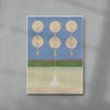 Six Horned Apparition contemporary wall art print by June Gutman - sold by DROOL