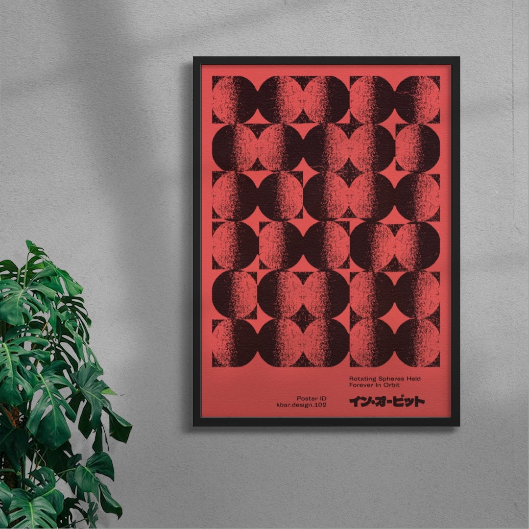 In Orbit contemporary wall art print by Alexander Khabbazi - sold by DROOL