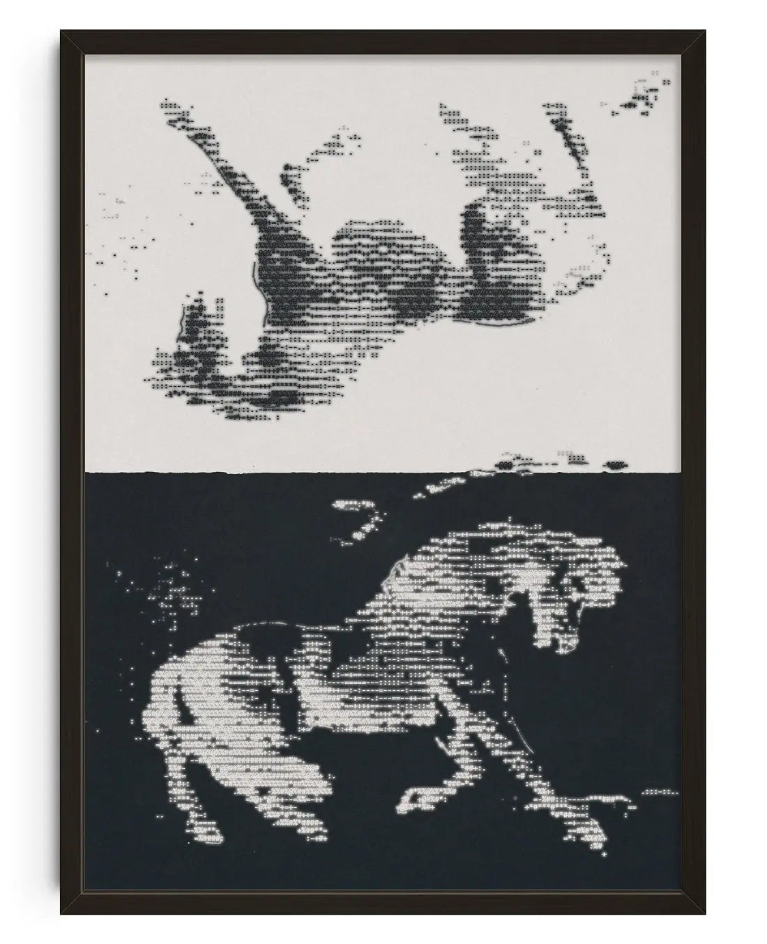 Frolic contemporary wall art print by KBAR Archive - sold by DROOL