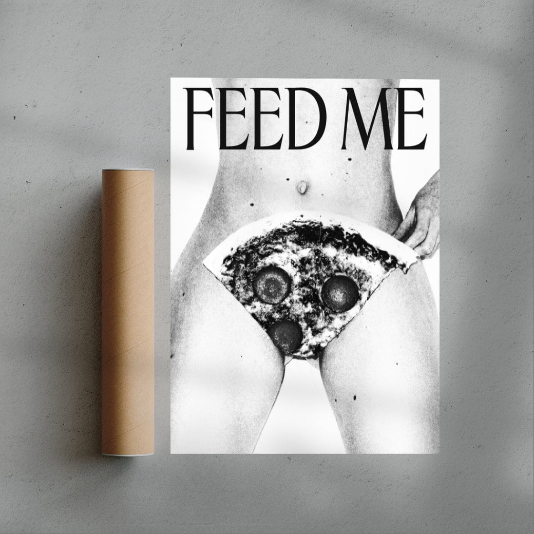 Feed Me contemporary wall art print by DEINSVIBING - sold by DROOL