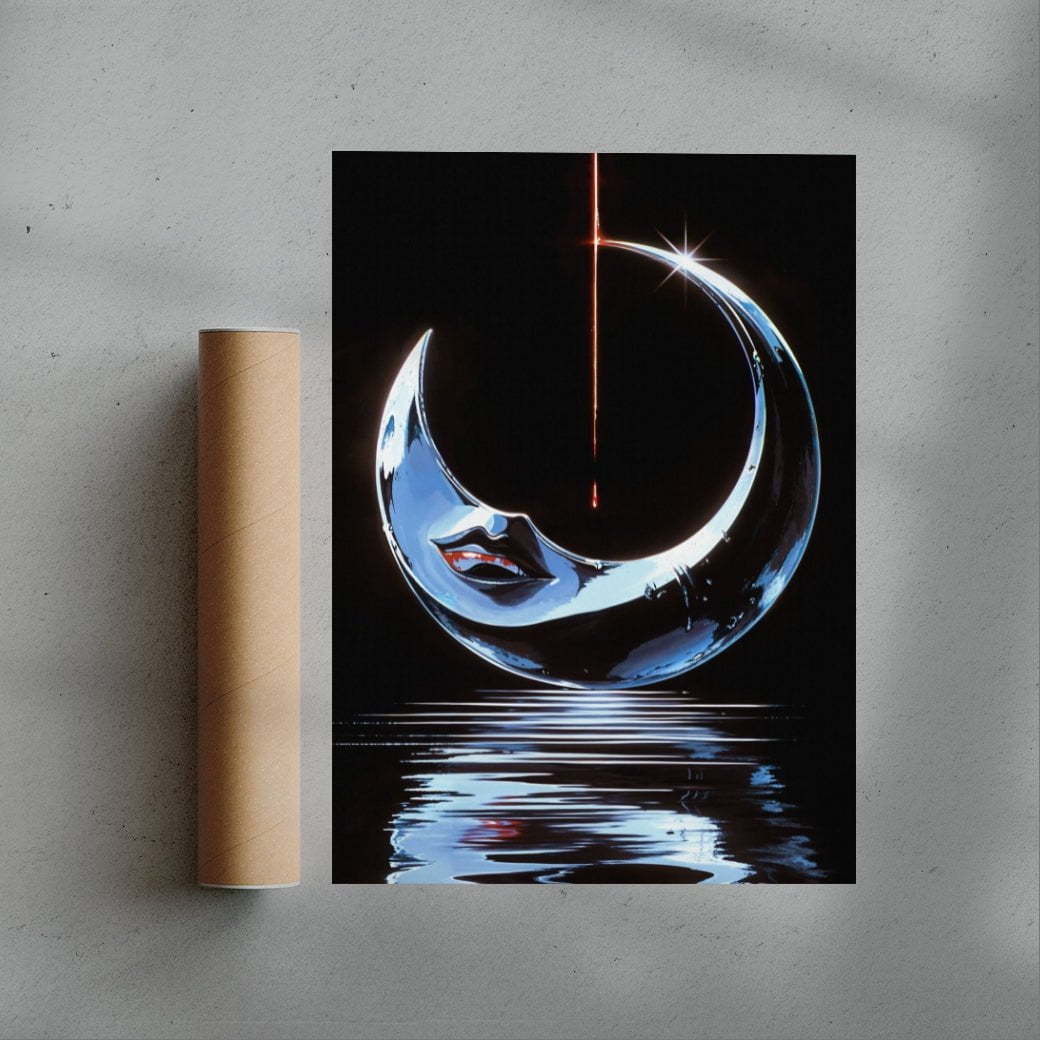 SILENT NIGHT contemporary wall art print by dolorsilentium - sold by DROOL