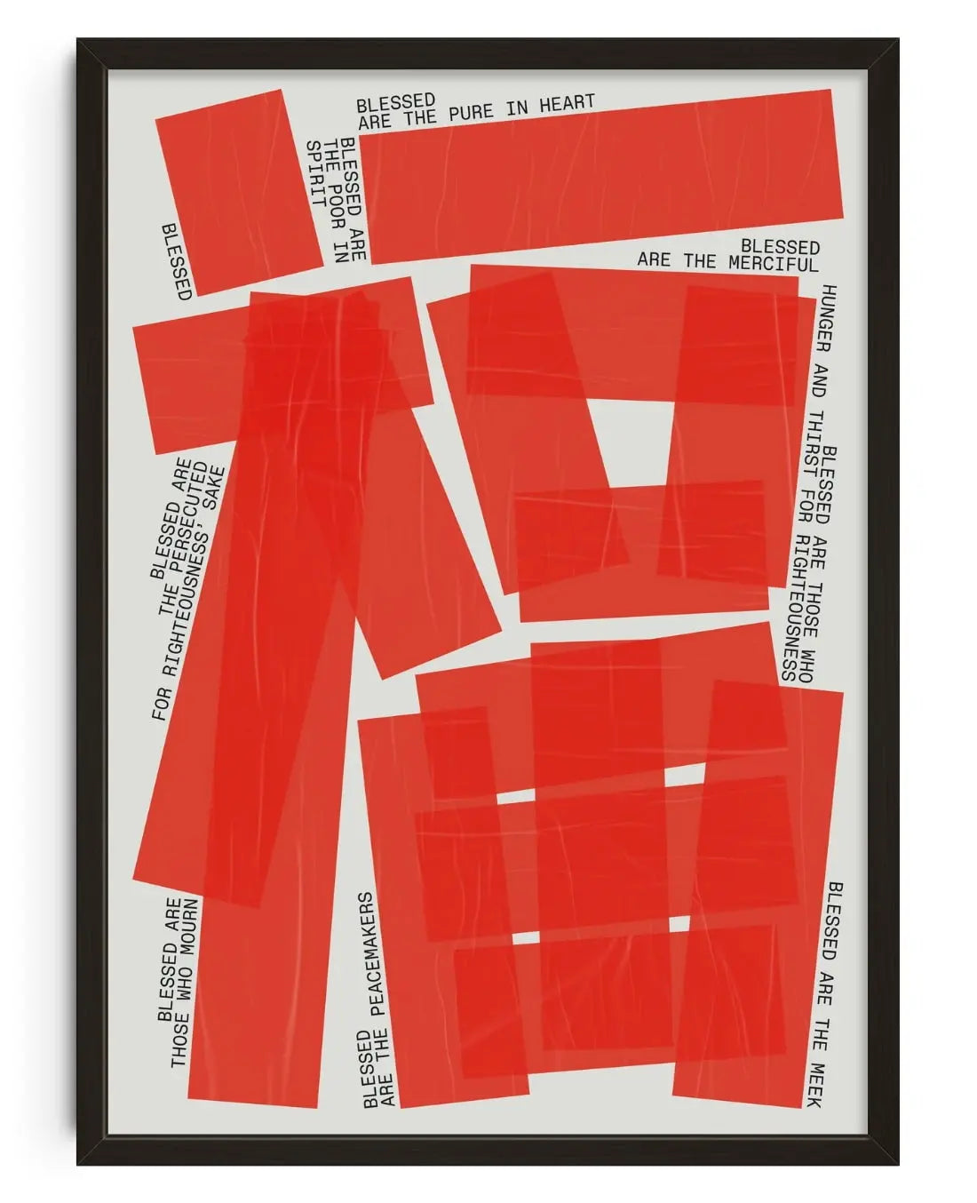 EIGHT BLESSINGS contemporary wall art print by Xtian Miller - sold by DROOL