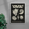 Sacred Spiral contemporary wall art print by Coveposter - sold by DROOL