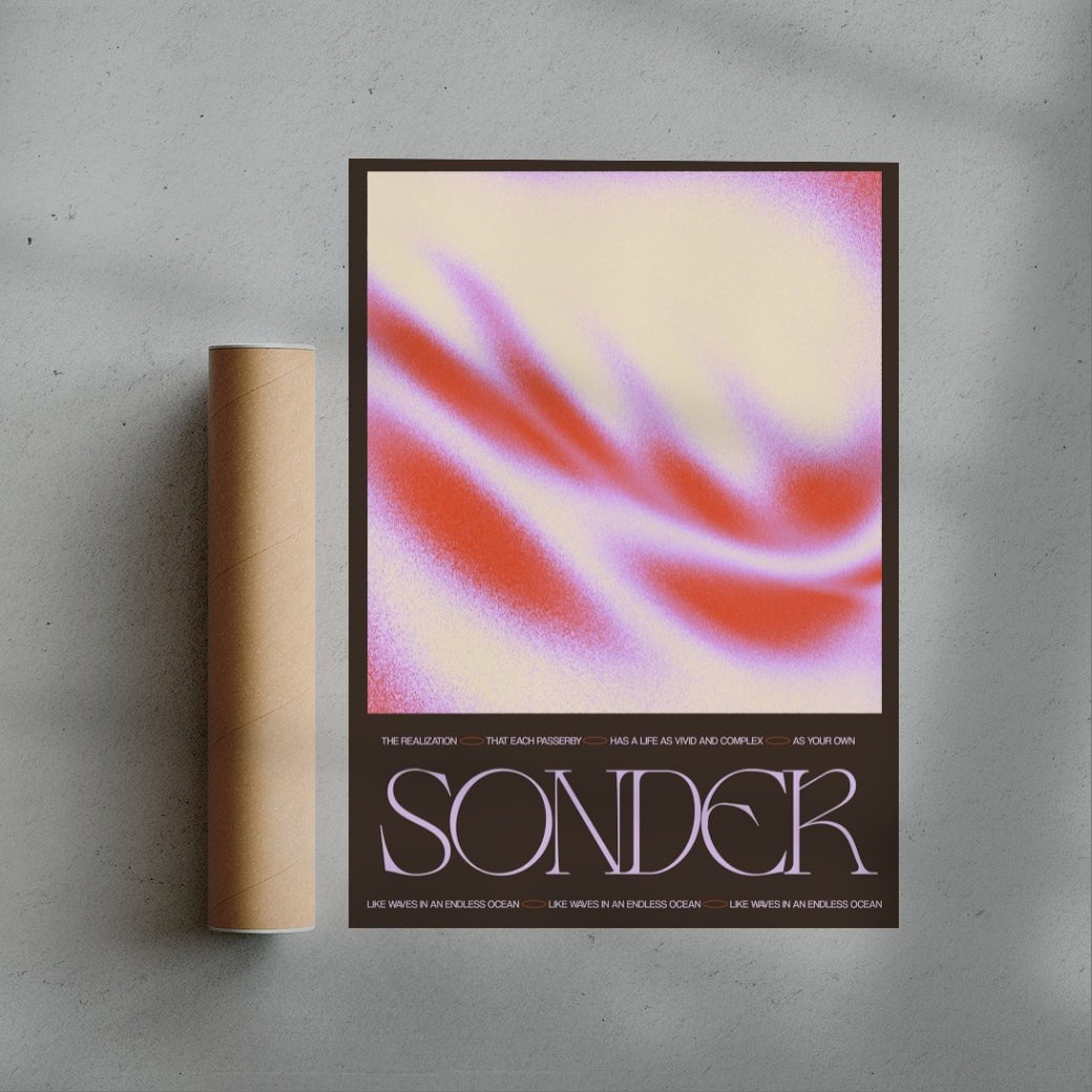 Sonder contemporary wall art print by Coveposter - sold by DROOL