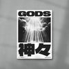 GODS contemporary wall art print by Todd Pham - sold by DROOL