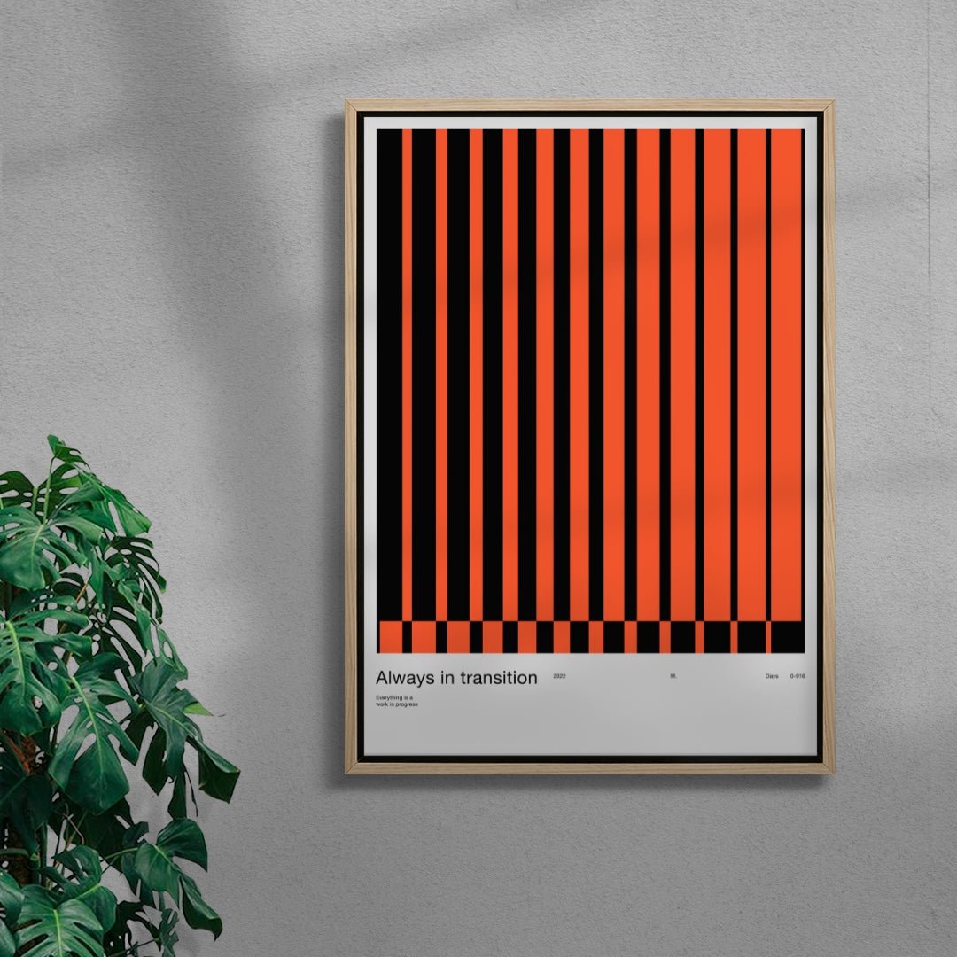 Always in transition contemporary wall art print by Mirza Talovic - sold by DROOL