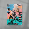 Run contemporary wall art print by Caitlin Flood-Molyneux - sold by DROOL
