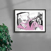 V.I.P.'s contemporary wall art print by Amelie Goeppel - sold by DROOL