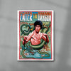 Enter the Dragon contemporary wall art print by Deadly Prey - sold by DROOL