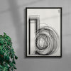 b contemporary wall art print by Brad Mead - sold by DROOL