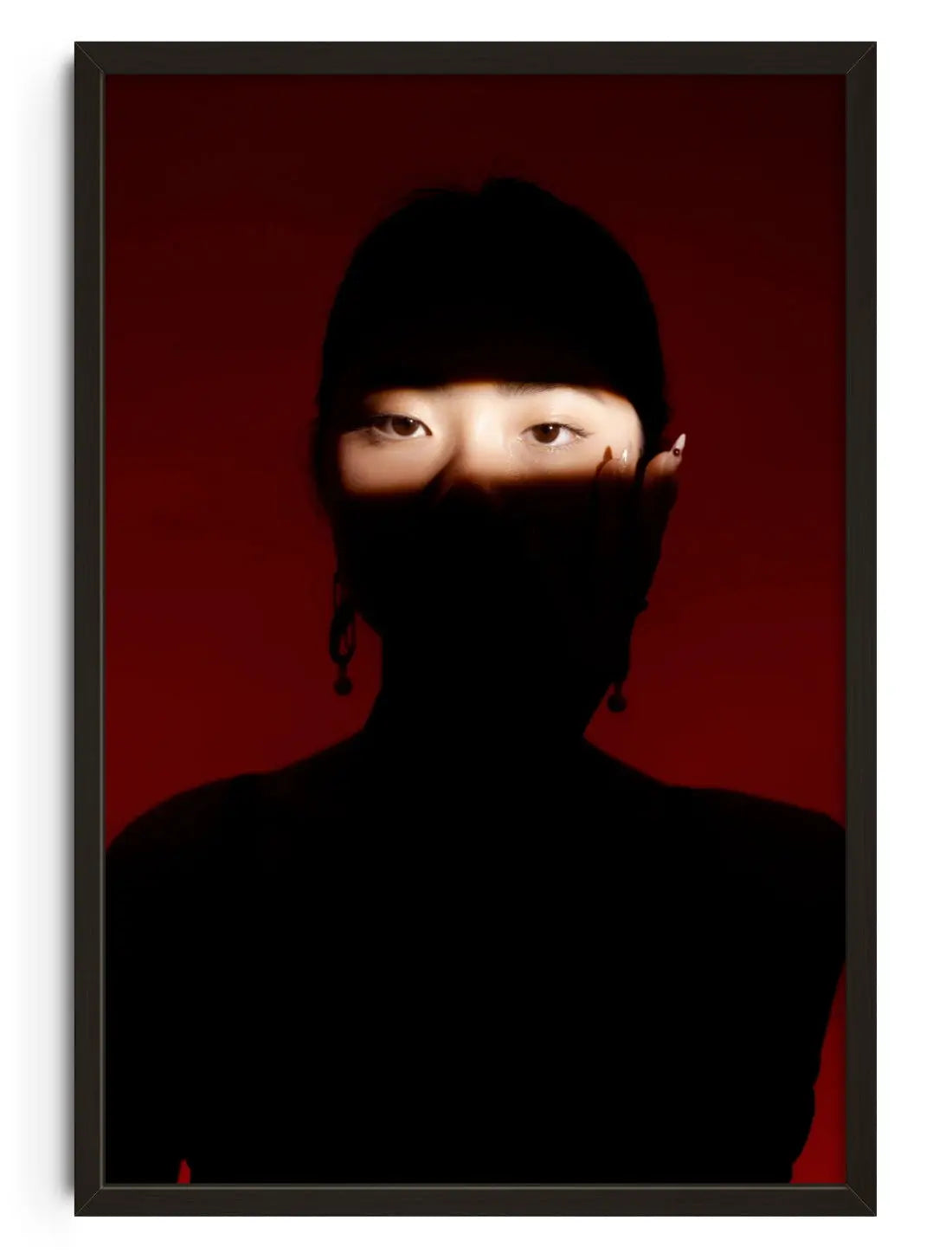 Concealed contemporary wall art print by Omar Salah - sold by DROOL