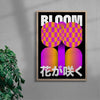 In Bloom contemporary wall art print by Petra - sold by DROOL