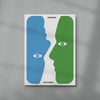 Sometimes Upside Down contemporary wall art print by John Schulisch - sold by DROOL