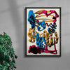 Oculus Waves contemporary wall art print by Tristan Miller - sold by DROOL