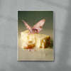 ButterFly contemporary wall art print by Alex Valentina - sold by DROOL