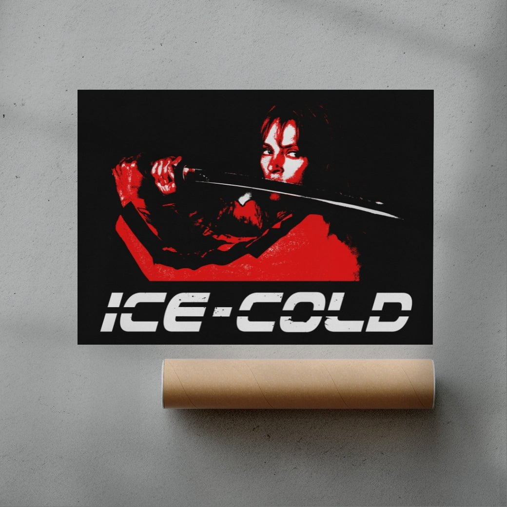 ICE-COLD contemporary wall art print by Utsav Verma - sold by DROOL