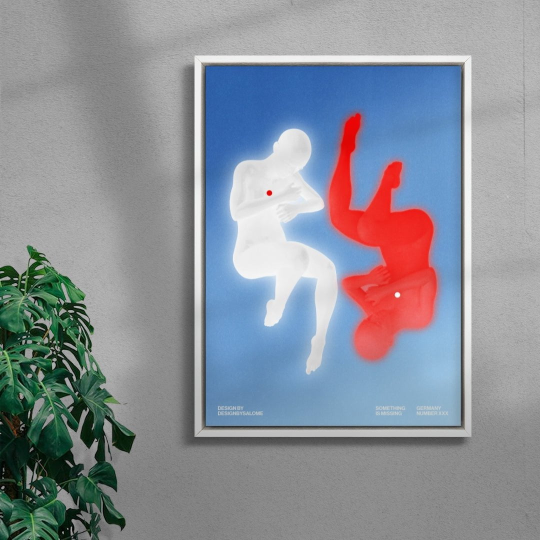 Something is missing contemporary wall art print by Salome Frenzel - sold by DROOL