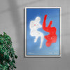 Something is missing contemporary wall art print by Salome Frenzel - sold by DROOL