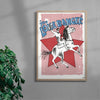 The Lone Ranger contemporary wall art print by Caitlin Flood-Molyneux - sold by DROOL