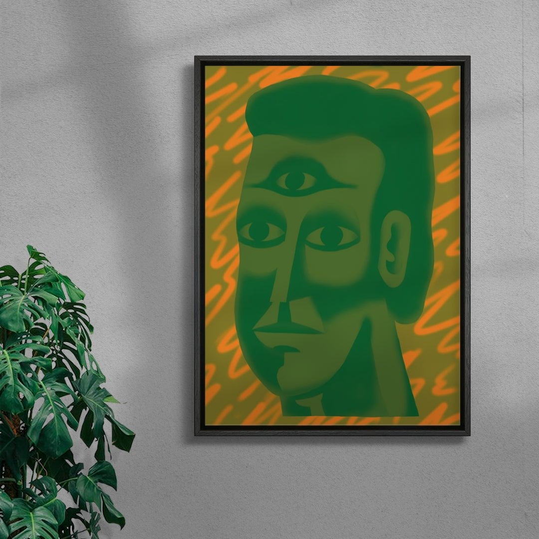 Third Eye contemporary wall art print by Guy Field - sold by DROOL