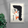 Howdy contemporary wall art print by Aley Wild - sold by DROOL