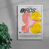 Birds contemporary wall art print by MEDG - sold by DROOL