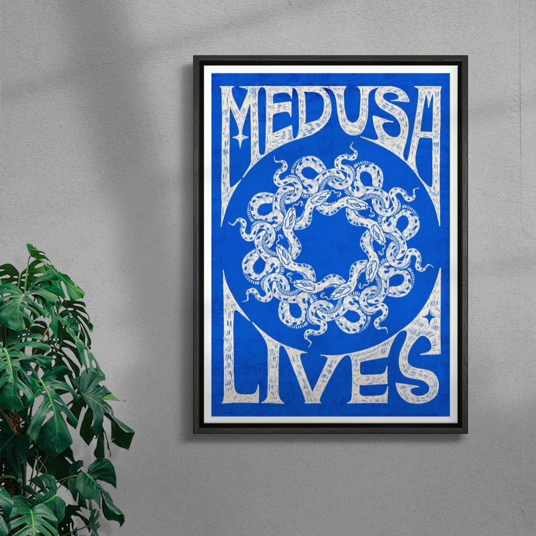 Wanted Dead or Alive contemporary wall art print by Kwonny - sold by DROOL