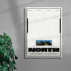 North contemporary wall art print by Ricky Mocky - sold by DROOL