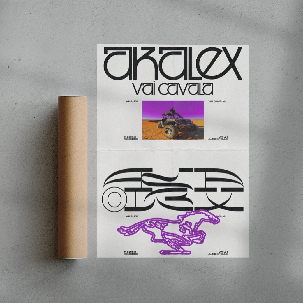 Akalex | Vai Cavala contemporary wall art print by Jules Bigot - sold by DROOL