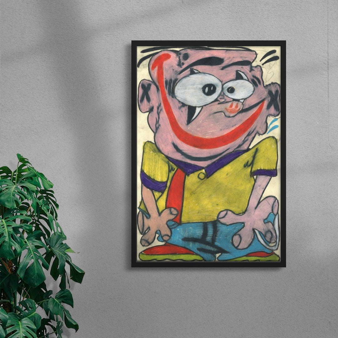 Edd contemporary wall art print by Austin Ansbro - sold by DROOL
