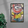 Edd contemporary wall art print by Austin Ansbro - sold by DROOL