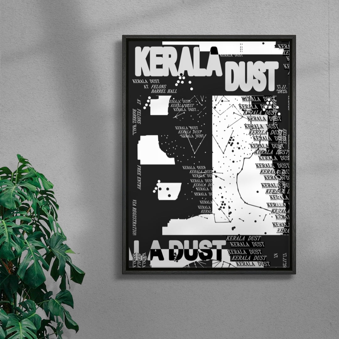 Kerala Dust at Felons contemporary canvas art print by Gabrielle White - sold by DROOL
