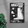 Kerala Dust at Felons contemporary canvas art print by Gabrielle White - sold by DROOL