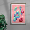 Cosmic Balance contemporary wall art print by Itamar Makover - sold by DROOL