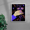 Saint Lucy contemporary wall art print by Raman Djafari - sold by DROOL