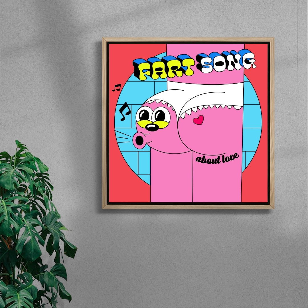 Song About Love contemporary wall art print by Ovcharka - sold by DROOL