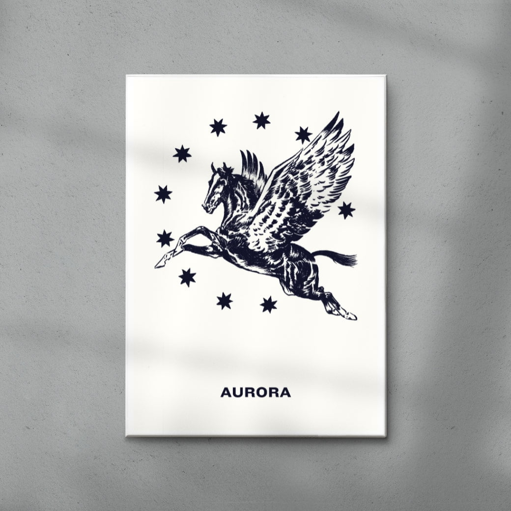 Aurora contemporary wall art print by Juan Sebastián Rosillo - sold by DROOL