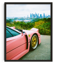 Thumbnail for Pink F40 contemporary wall art print by 6.tiff - sold by DROOL