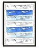 Knife Skills contemporary wall art print by DEINSVIBING - sold by DROOL