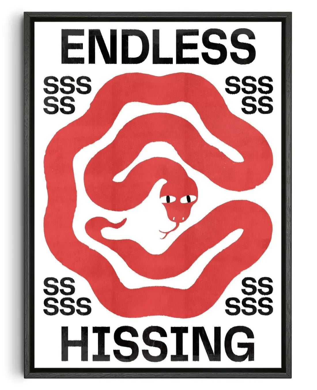 Endless Hissing contemporary wall art print by Alexander Khabbazi - sold by DROOL