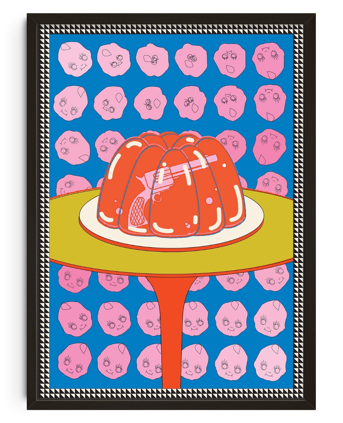 Jello Shots contemporary wall art print by Renee Kao - sold by DROOL