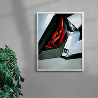 Thumbnail for GREY contemporary wall art print by Gregory Tauziac - sold by DROOL